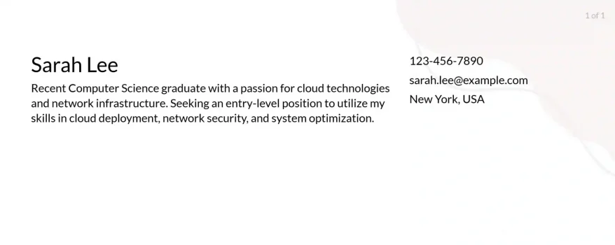 Cloud Network Engineer