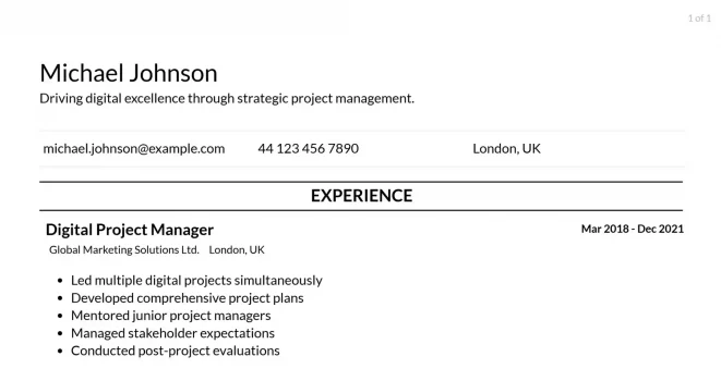 Digital Project Manager