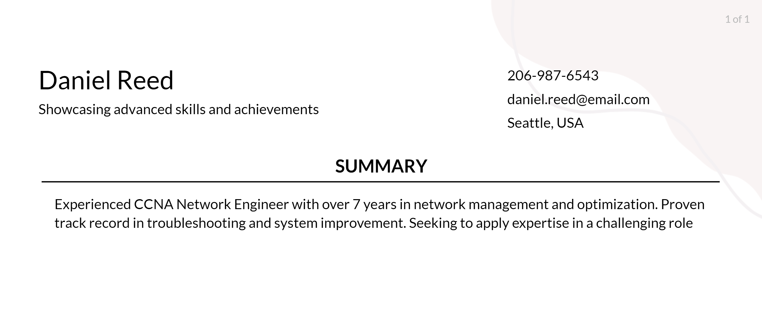 ccna network engineer objective