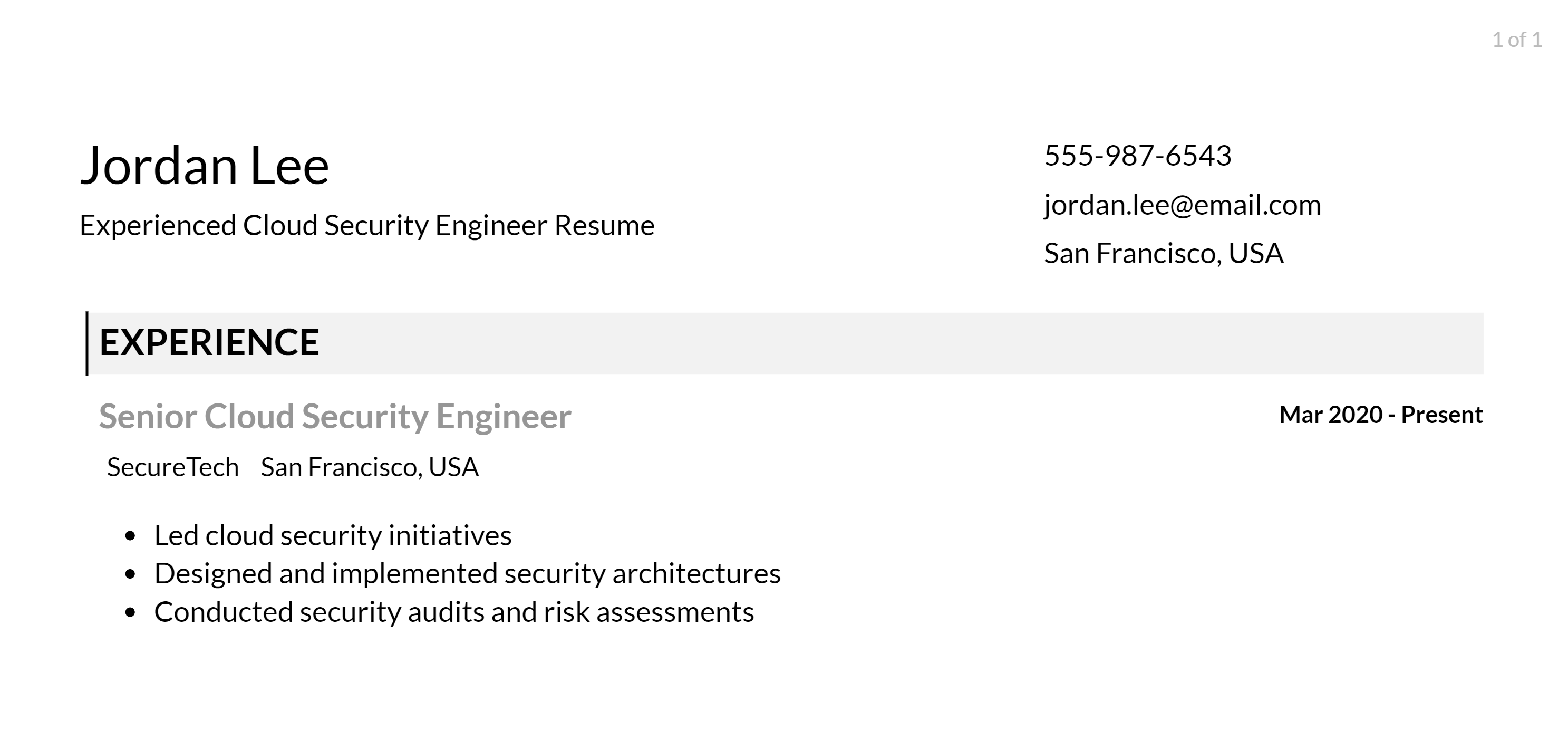 cloud security engineer responsibilities