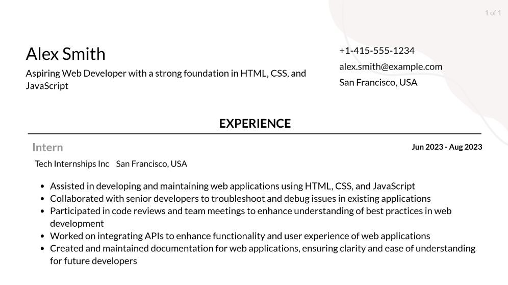 Web Application Developer