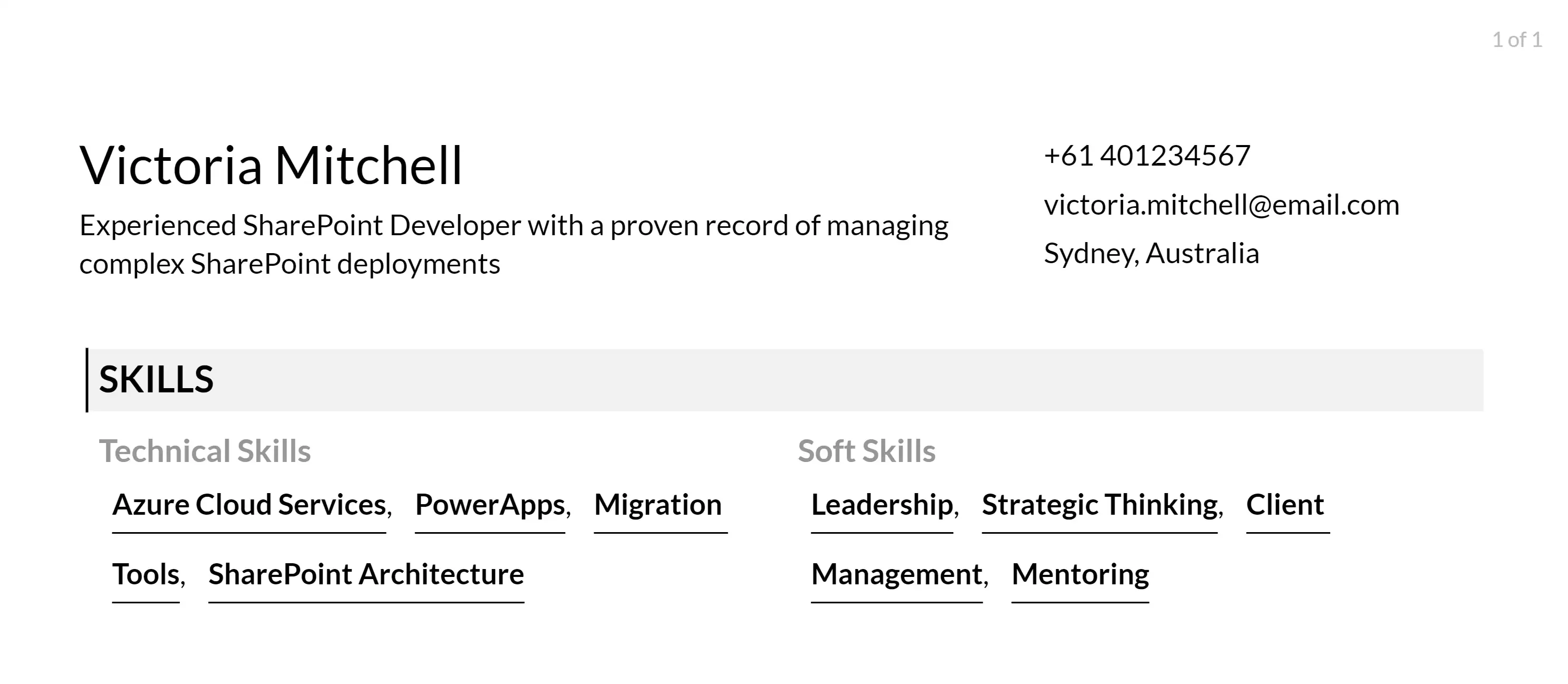 sharepoint developer skills