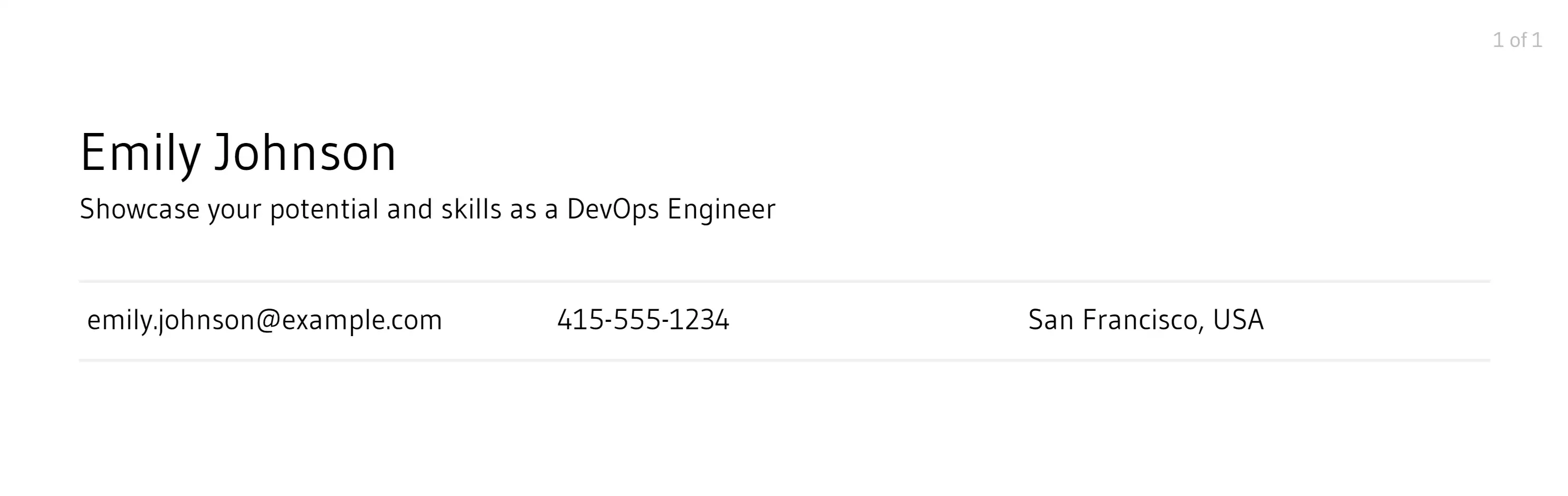 devops engineer resume headlines